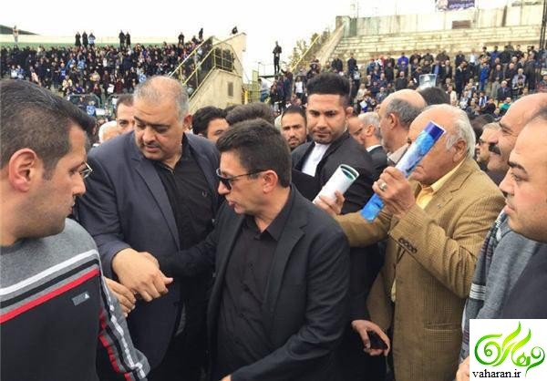 گزارش تصویری مراسم تشییع پیکر منصور پورحیدری آبان 95