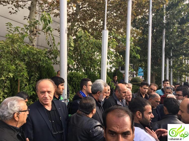گزارش تصویری مراسم تشییع پیکر منصور پورحیدری آبان 95
