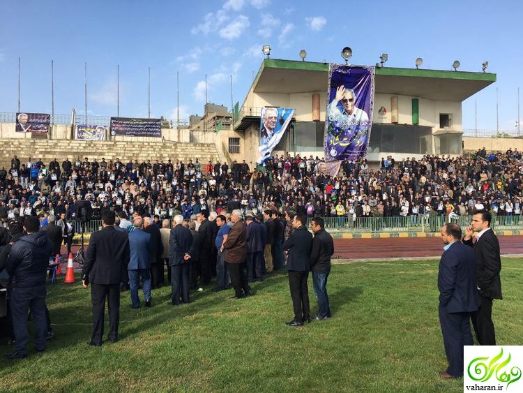 گزارش تصویری مراسم تشییع پیکر منصور پورحیدری آبان 95