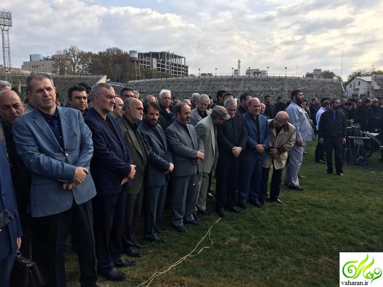 گزارش تصویری مراسم تشییع پیکر منصور پورحیدری آبان 95