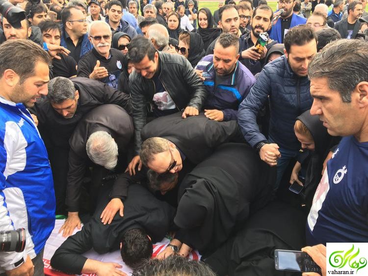 گزارش تصویری مراسم تشییع پیکر منصور پورحیدری آبان 95