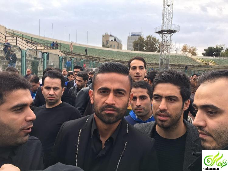 گزارش تصویری مراسم تشییع پیکر منصور پورحیدری آبان 95