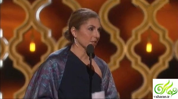 ویدیوی کامل لحظه برنده شدن فیلم فروشنده در اسکار 2017 و سخنرانی انوشه انصاری از طرف اصغر فرهادی