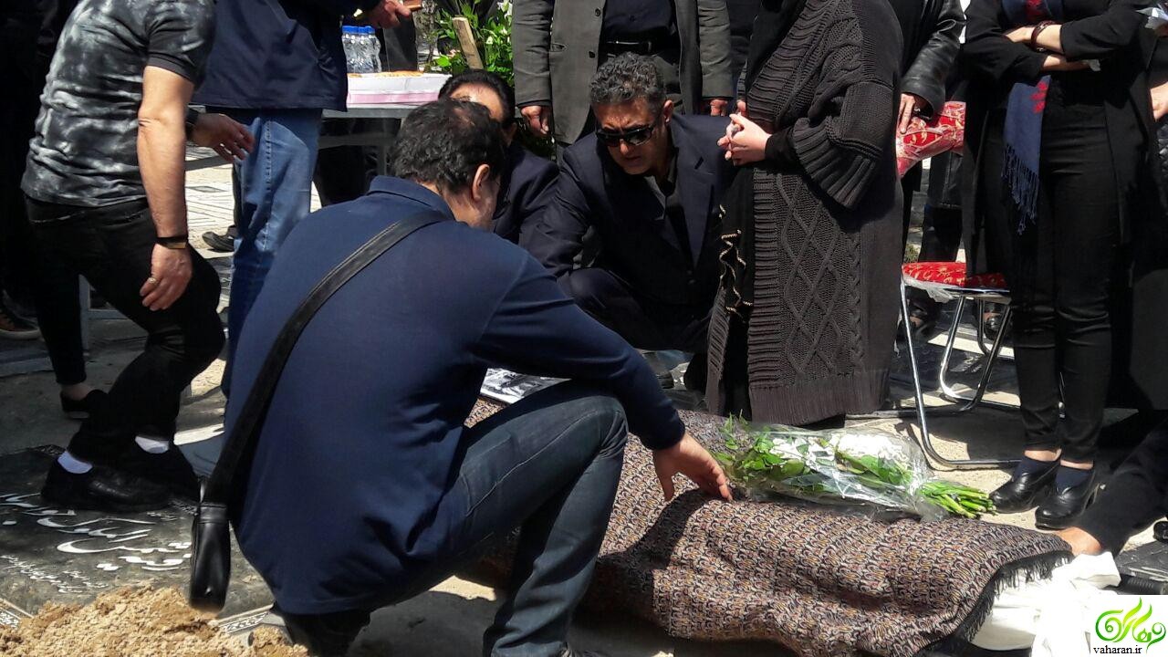 عکس های مراسم تشییع همسر افشین یداللهی فروردین 96