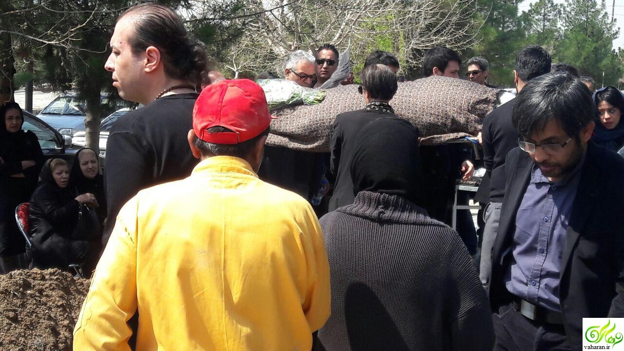 عکس های مراسم تشییع همسر افشین یداللهی فروردین 96