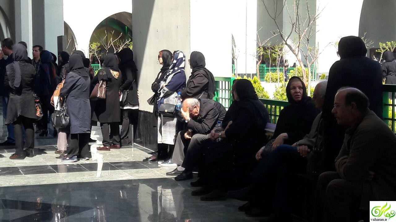 عکس های مراسم تشییع همسر افشین یداللهی فروردین 96