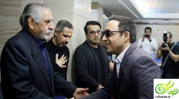 عکس های بازیگران در مراسم ترحیم عارف لرستانی اردیبهشت 96
