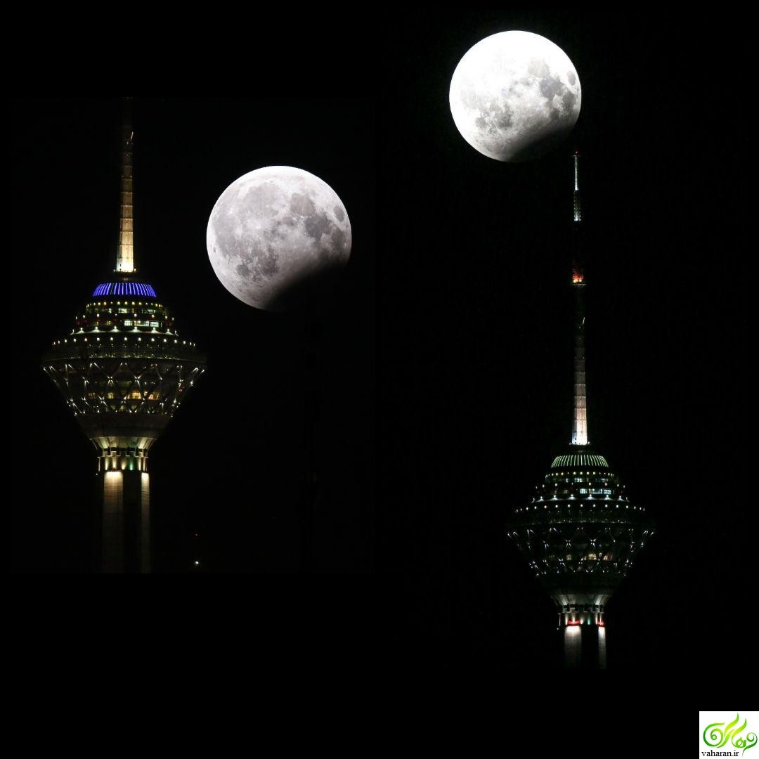 زیباترین تصاویر ماه گرفتگی مرداد 96 در ایران