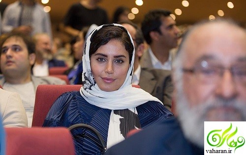 مدل مانتو و آرایش الناز شاکردوست در جشن حافظ 96 + عکس