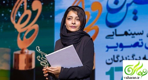 مدل مانتو و آرایش ساره بیات در جشن حافظ 96 + عکس مدل مانتو و آرایش ساره بیات در جشن حافظ 96 + عکس